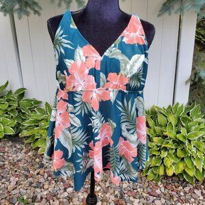 Kona Sol NWT Bathing Suit Tankini Top